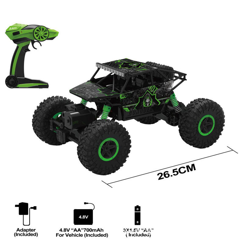 Coche teledirigido todoterreno de alta velocidad con tracción en las cuatro ruedas y escalada HB2.4G