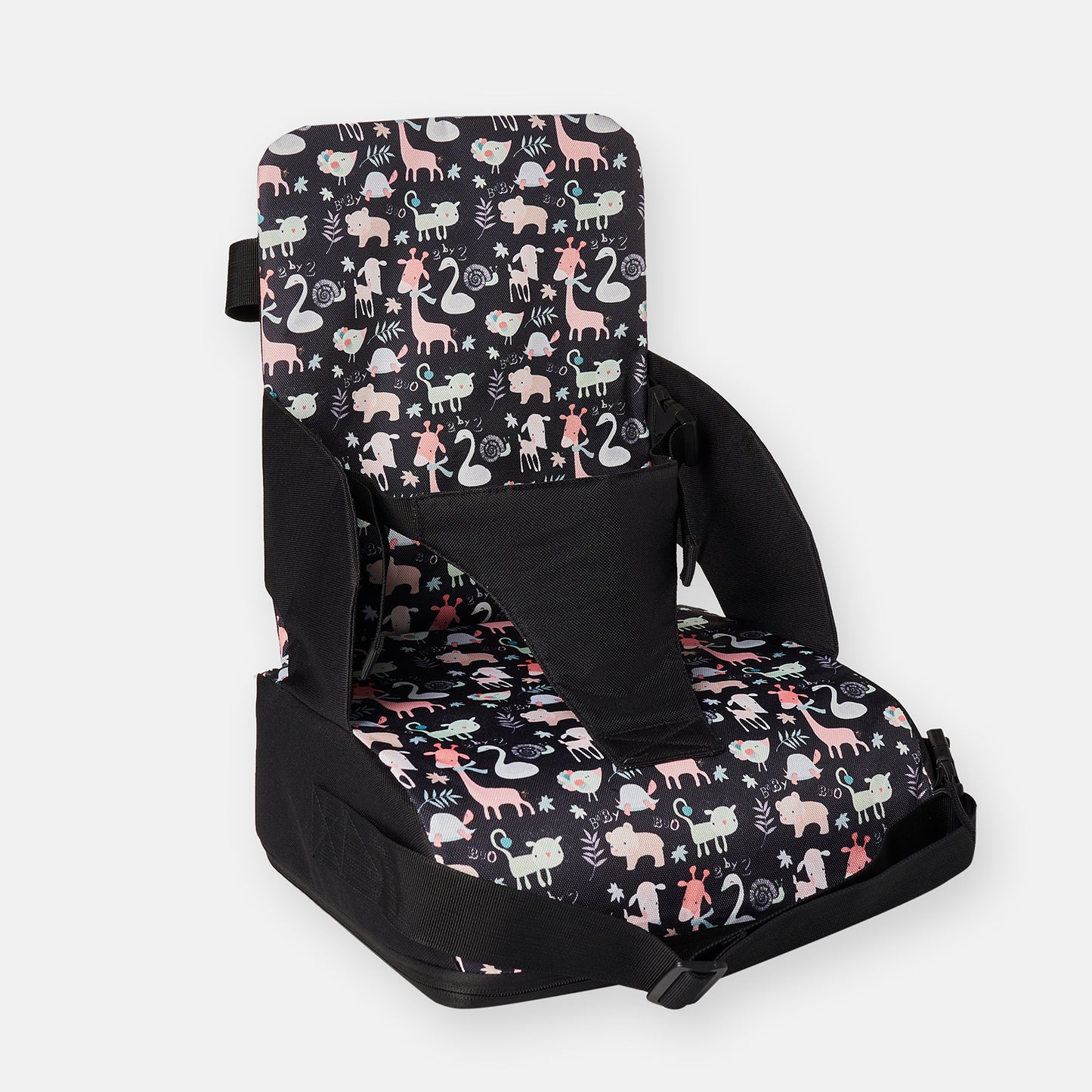 Asiento infantil portátil con cojín plegable