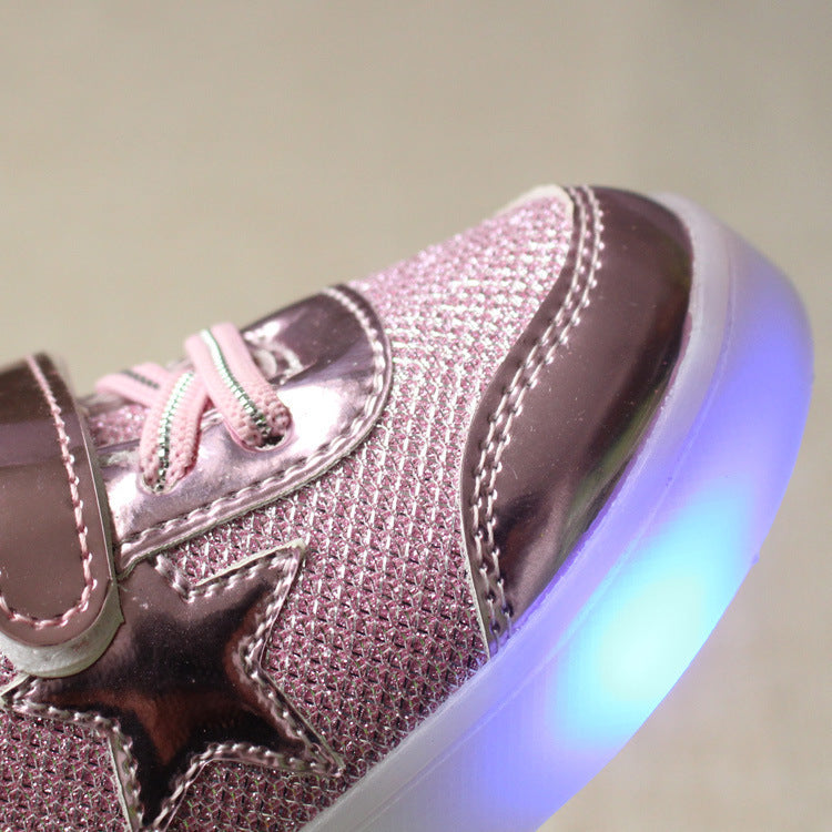 Tenis con luz LED para niñas y niños