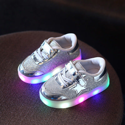 Tenis con luz LED para niñas y niños