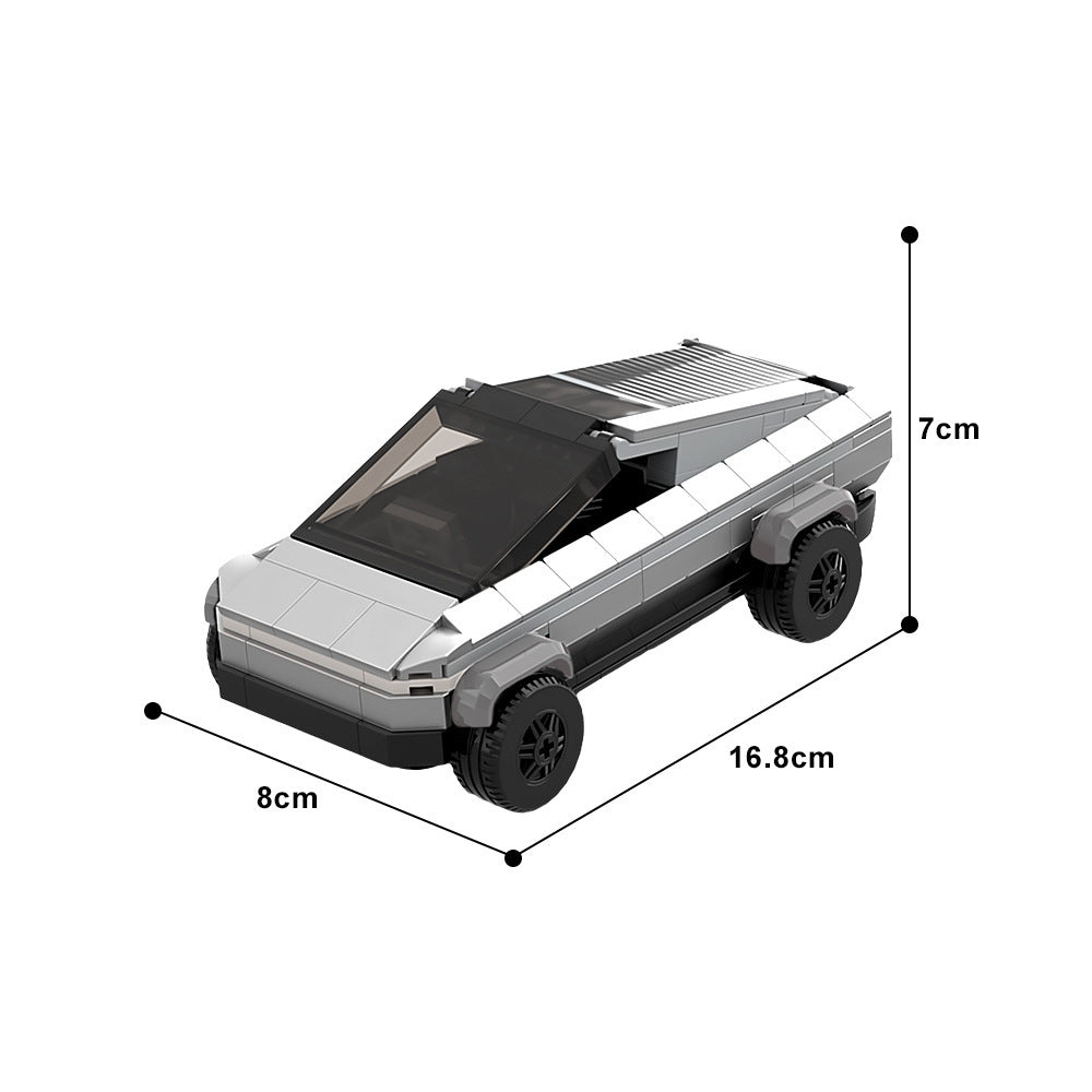 Rompecabezas para ensamblar modelo de camioneta Tesla Cybertruck